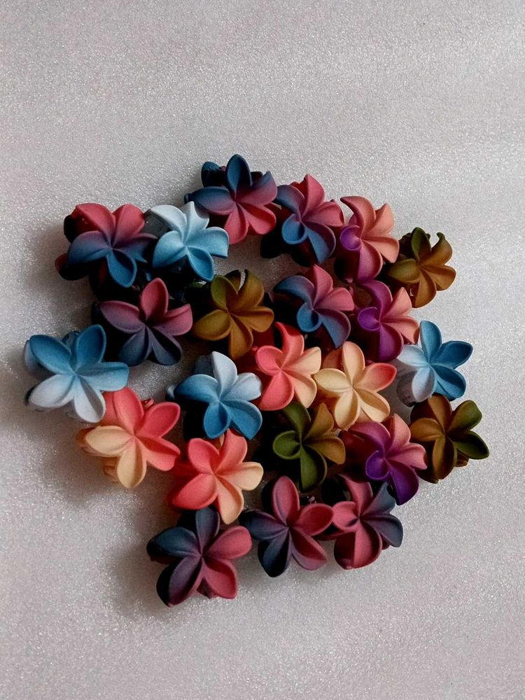 Cute Flower Hair Clips - Set of 23