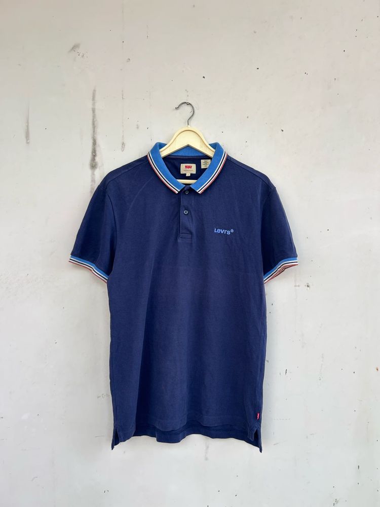 authentic Levi's Navy Blue Polo Shirt