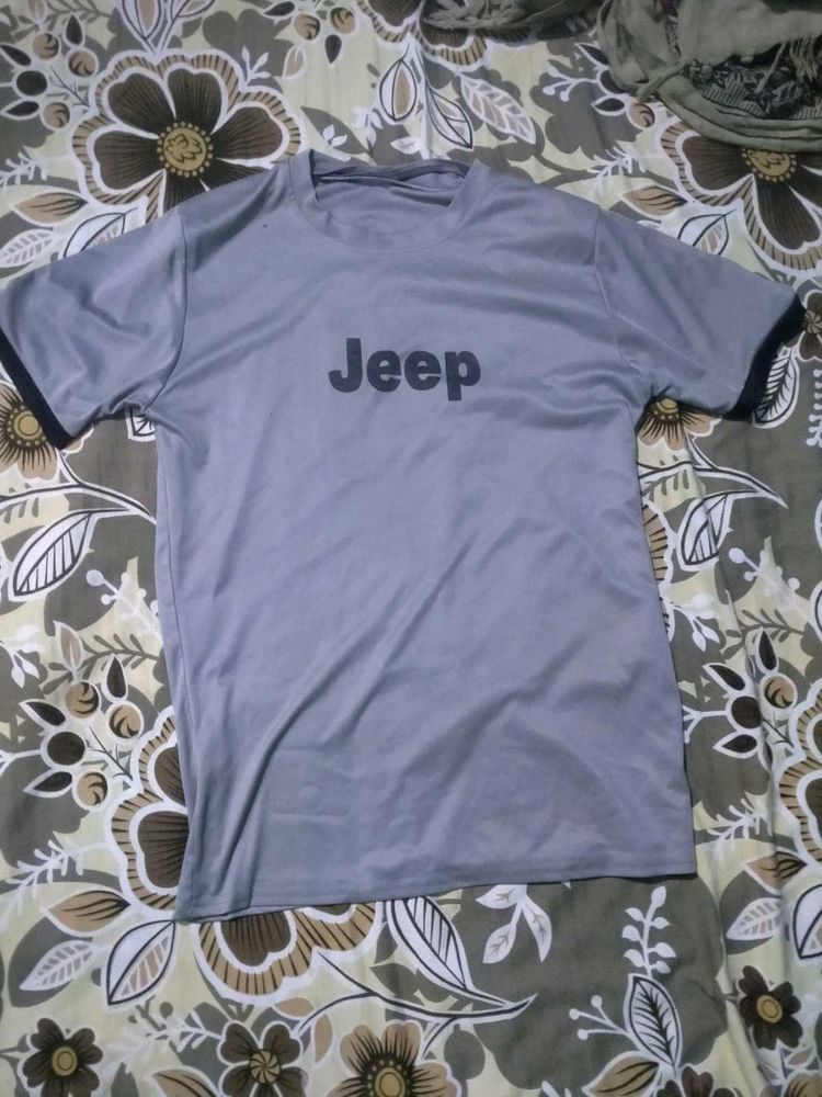 Men's Grey Jeep T-Shirt