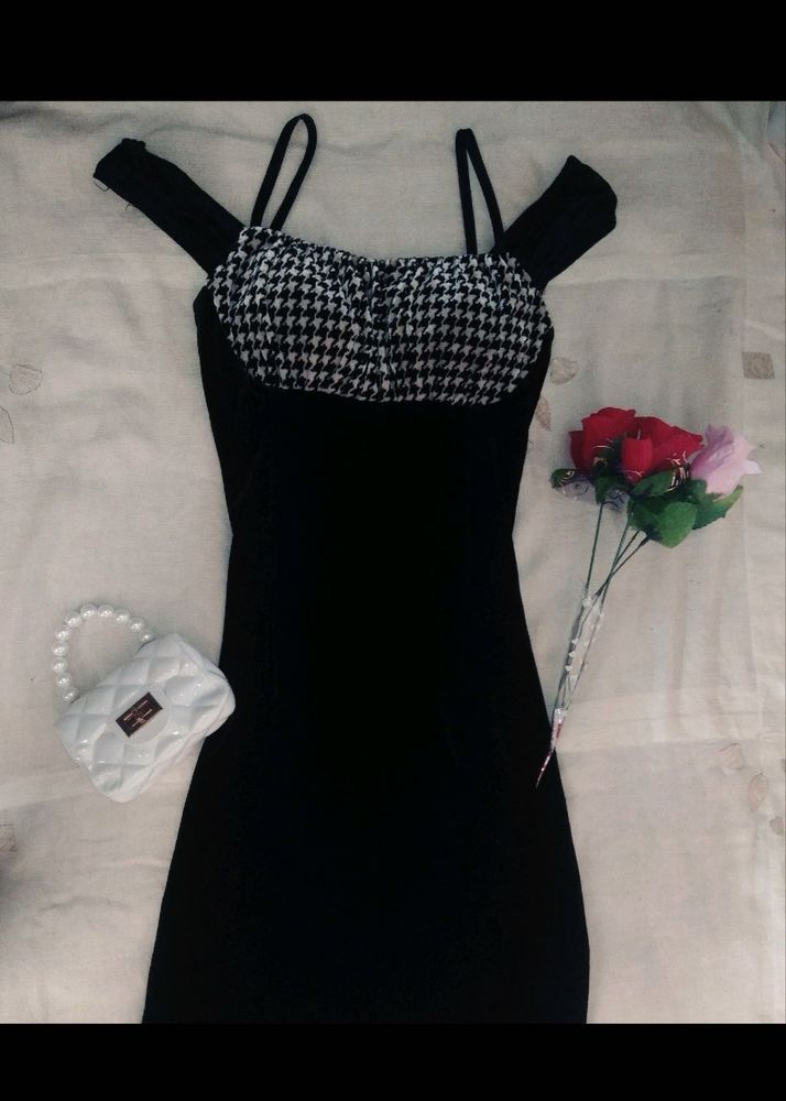 y2k goth velvet mini