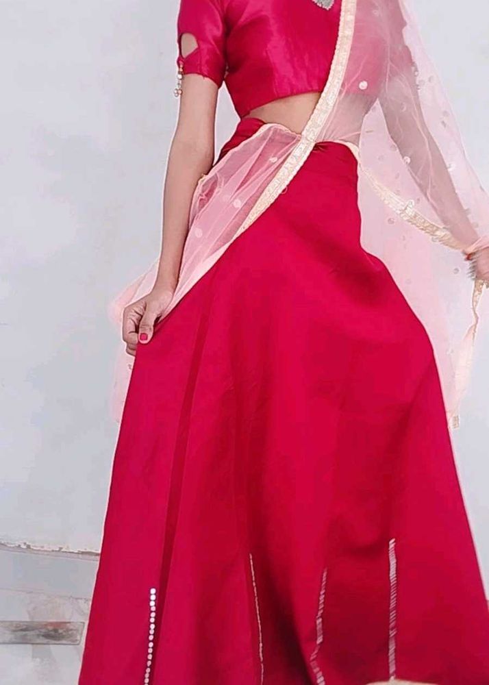 Designer maroon lahenga Choli only