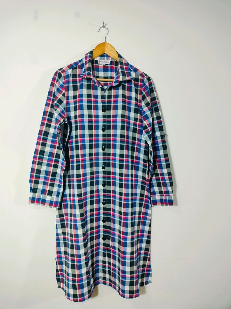 Multicolour Checked Dresses (Women's)