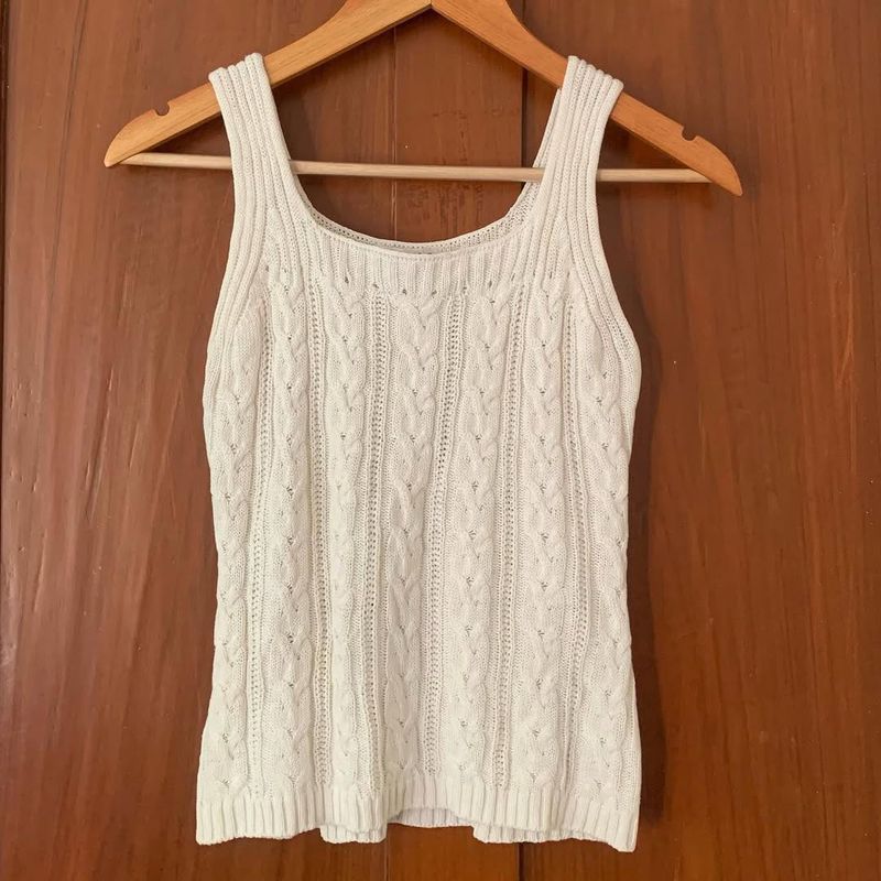 Cable Knit Tank Top