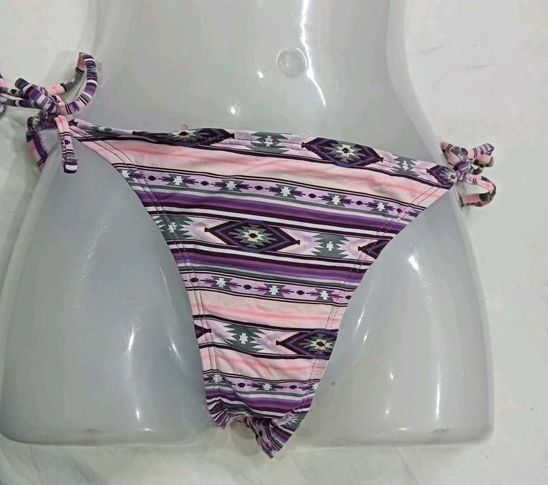 ❤️‍🔥 Patterned Tie-Side Bikini Bottom