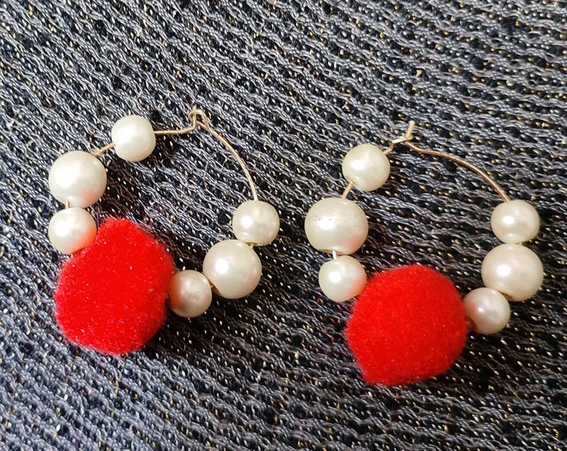 Pom Pom Earrings