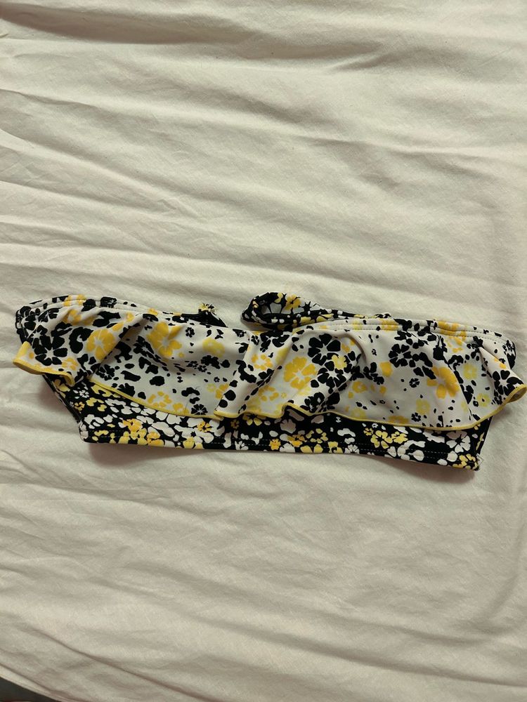 Floral Tube Bikini Top