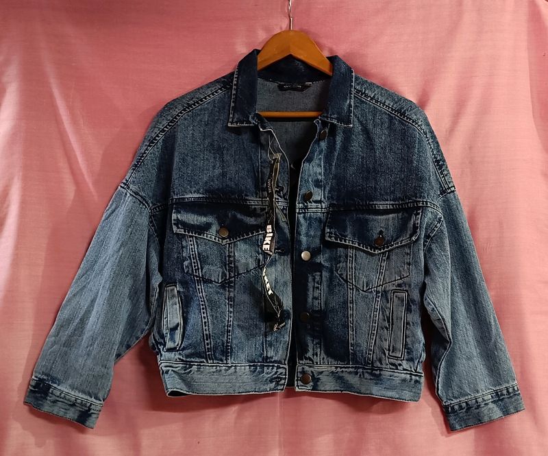 Korean Style Baggy Denim Jacket.