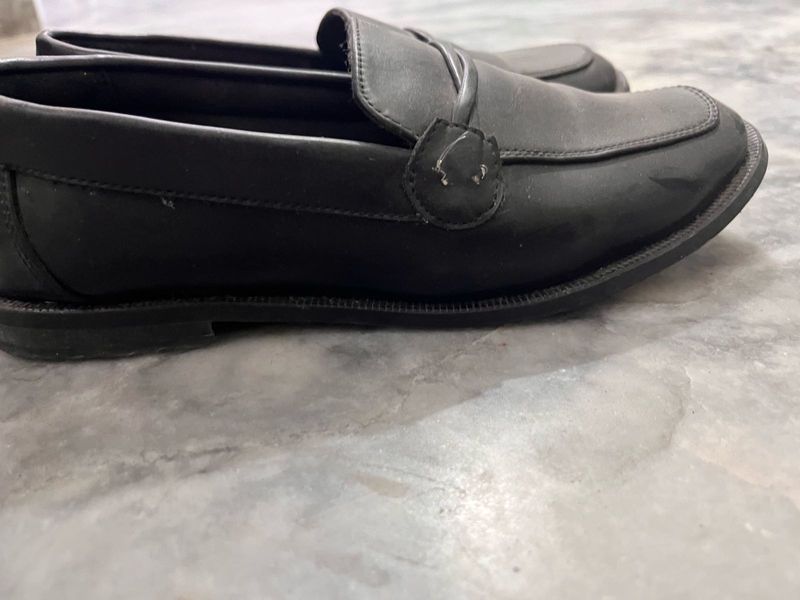 Classic Black Loafers