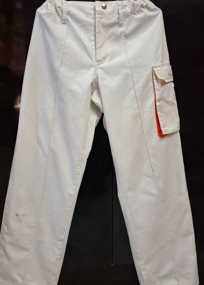 White Cargo Pants
