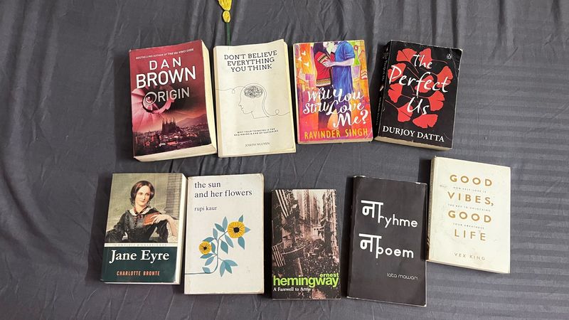 Collection of 9 Popular Fiction Books