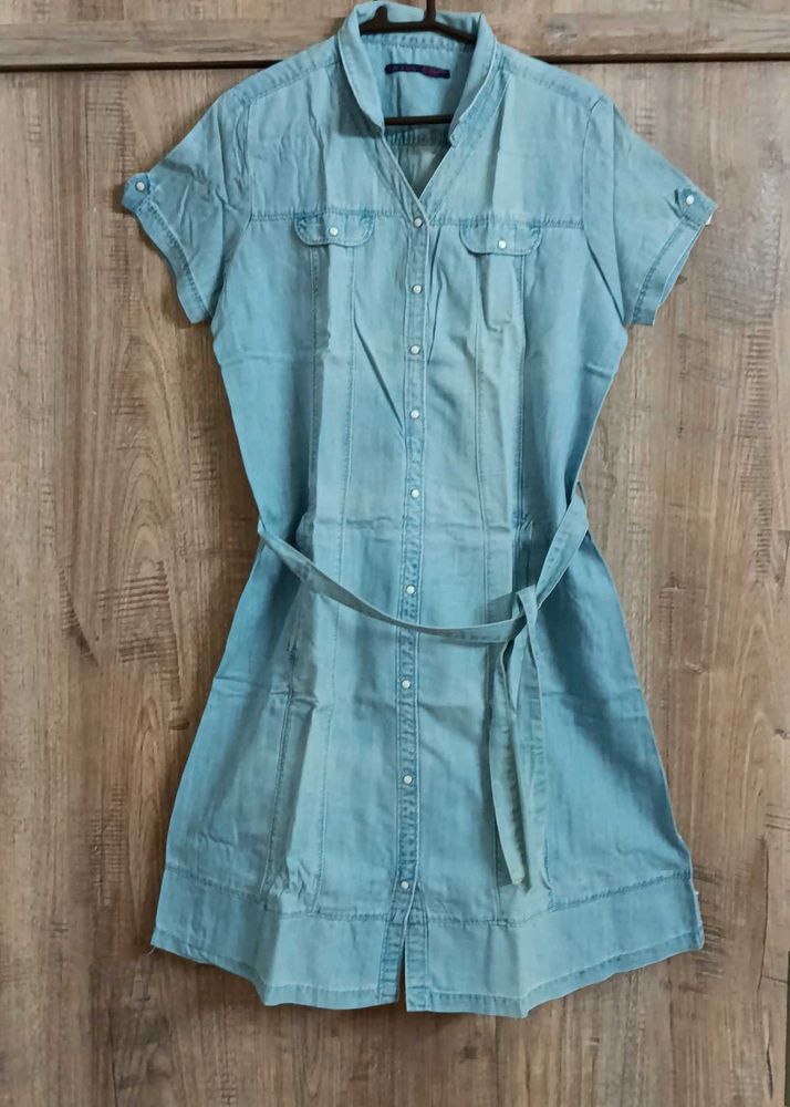 DENIM BLUE DRESS