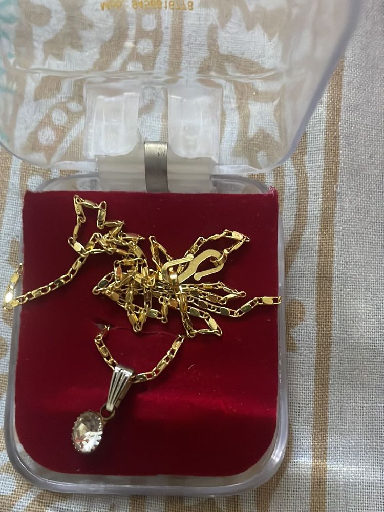 Gold Plated Chain with Pendant