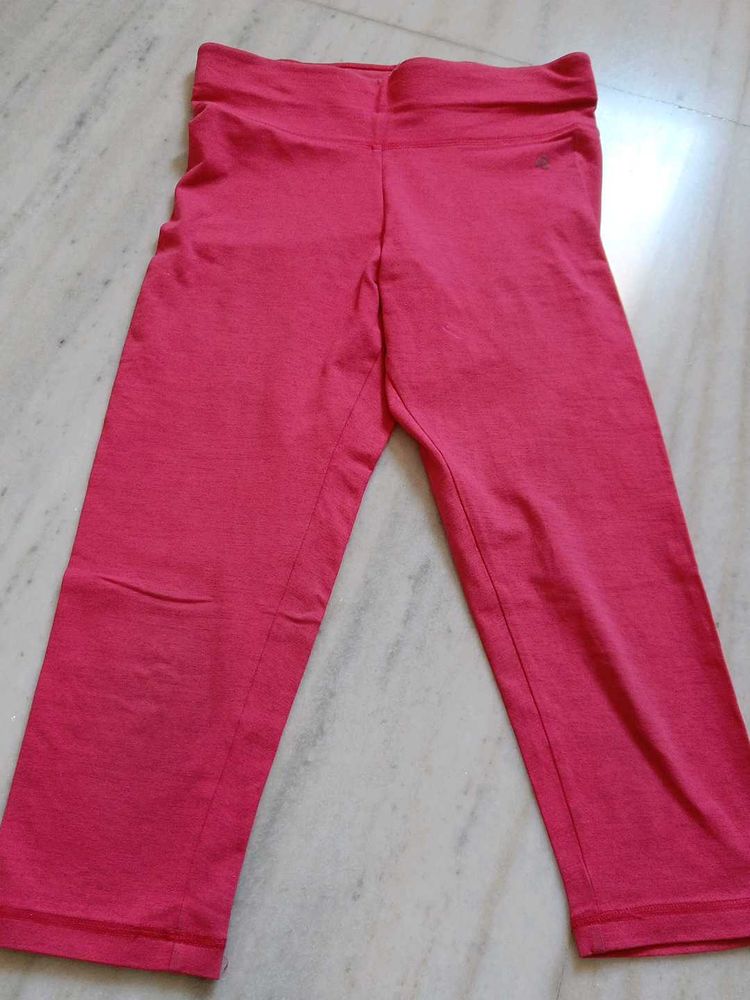 Pink Capri Leggings