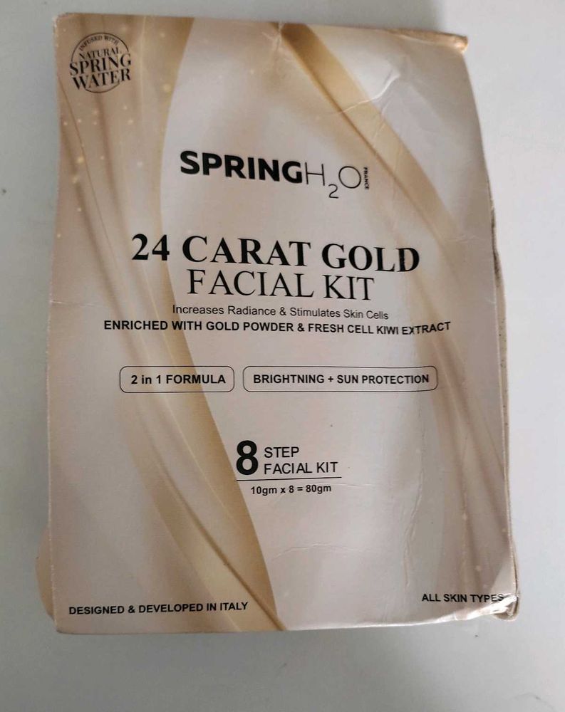 Spring 24Karat facial kit