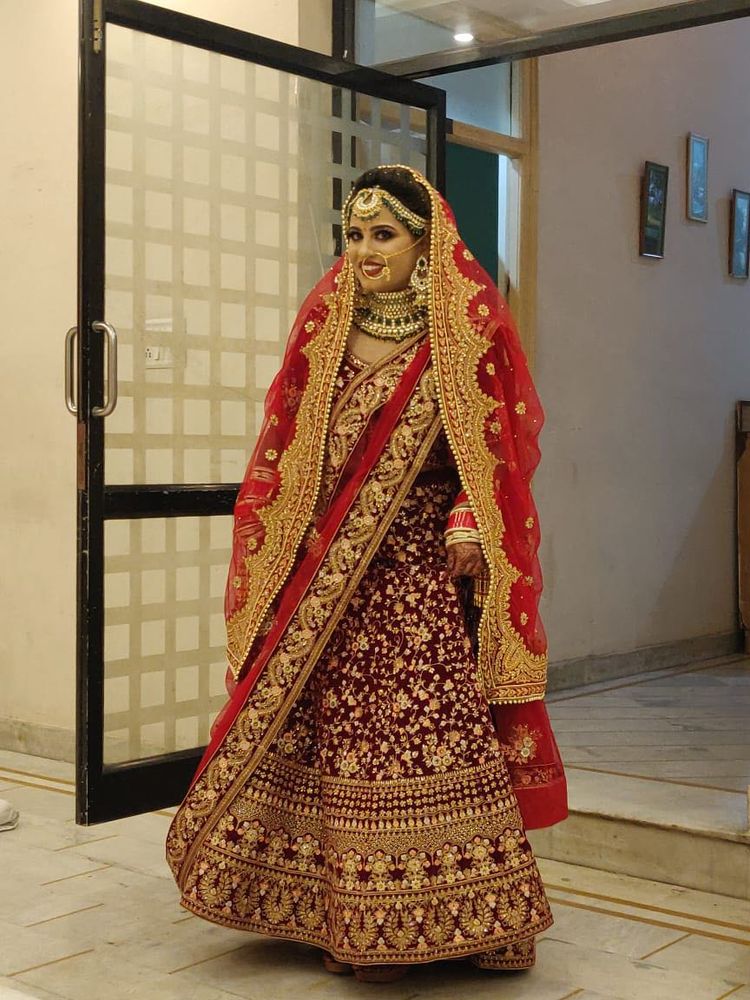 Red Bridal Lehenga Choli