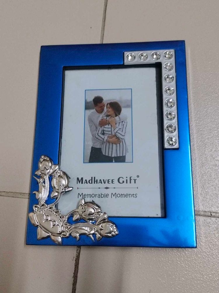 Blue Photo Frame