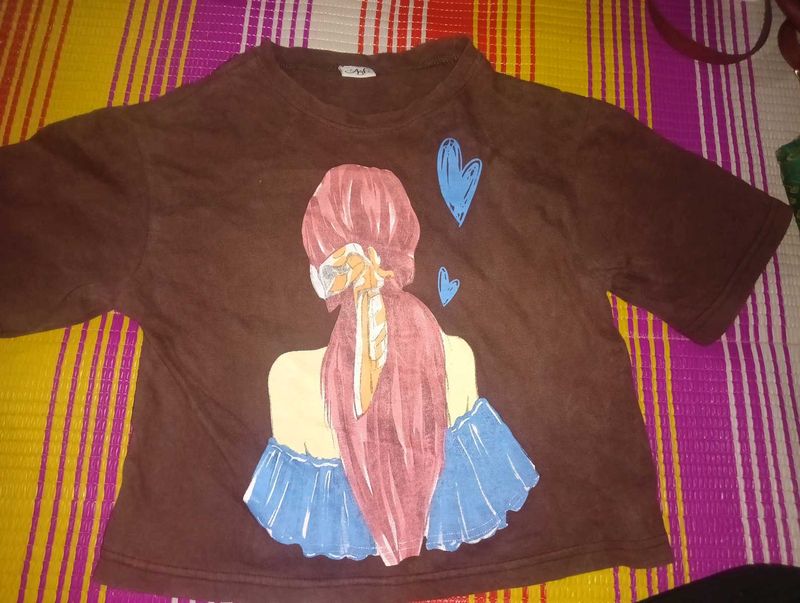 Cute Girl Graphic T-Shirt