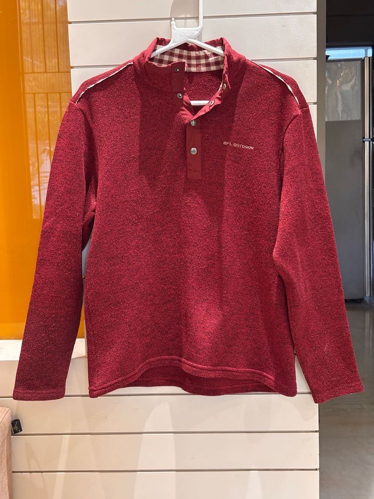 Women’s Red Pullover Sweater
