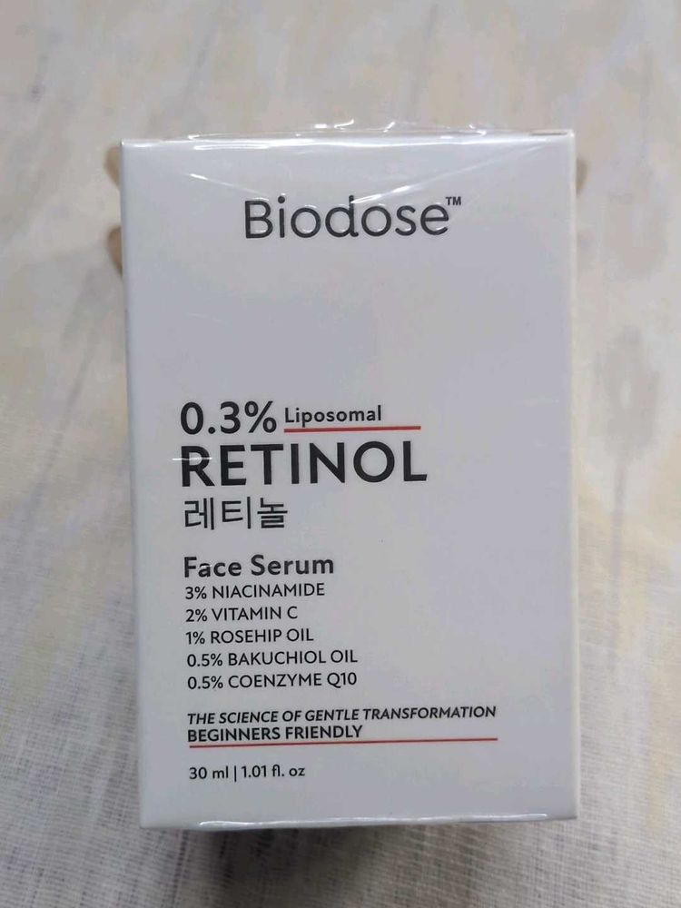 Biodose 0.3% Retinol Face Serum