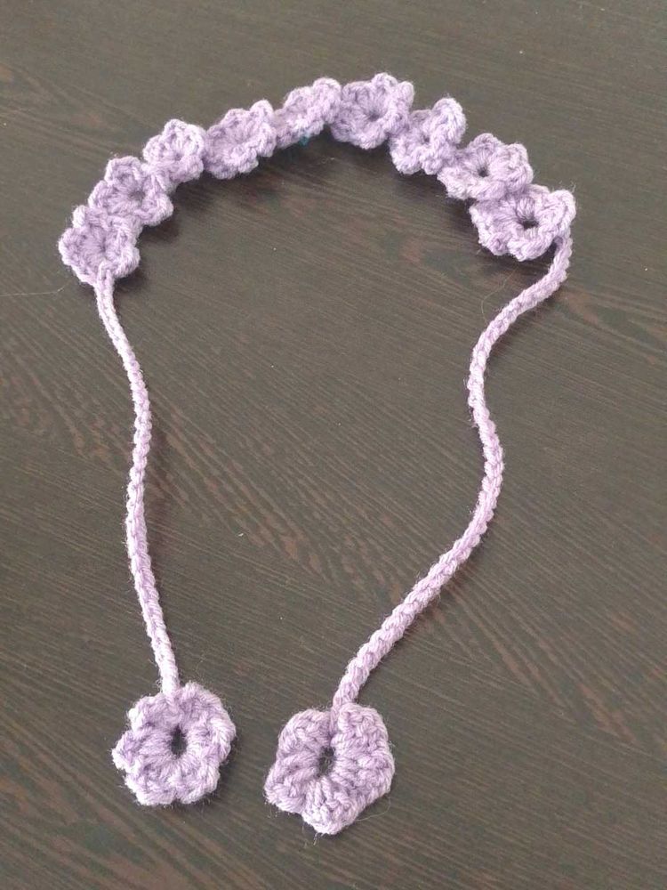 Handmade Crochet Flower Headband