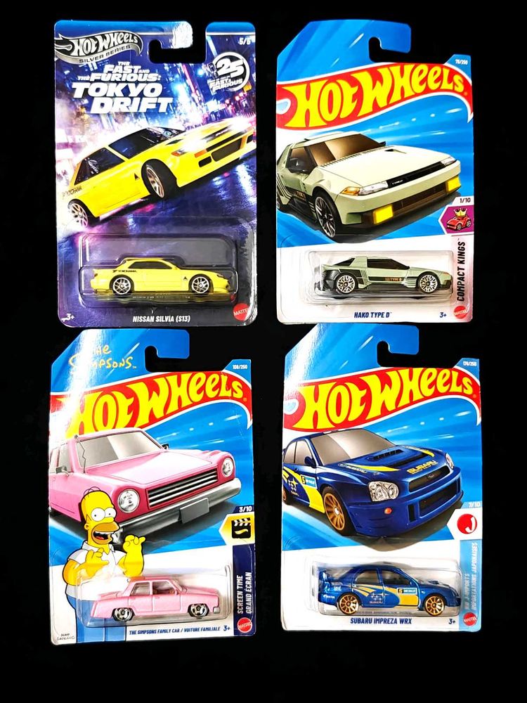 Hot Wheels Cars Set of 4