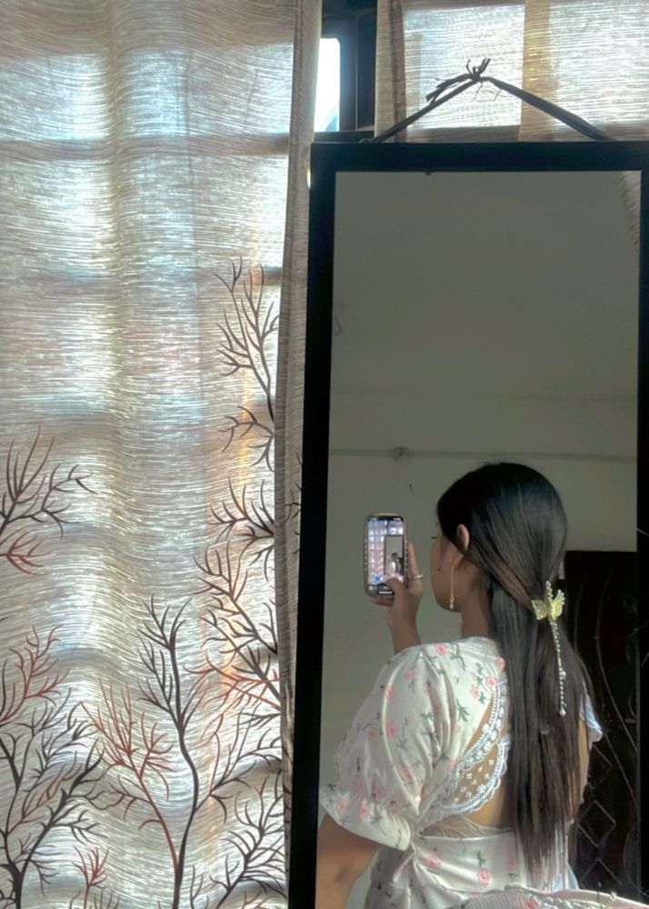 Floral Open Back Dress