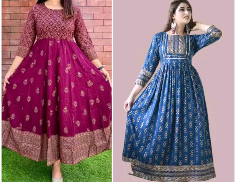 Anarkali dress combo offer(Set of 2)