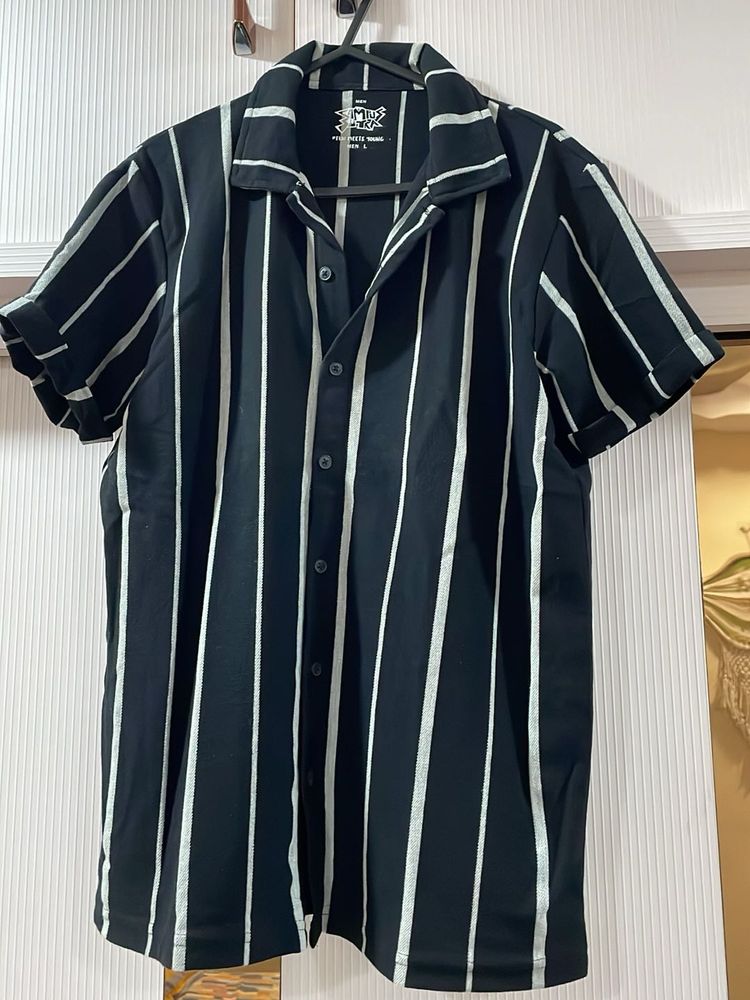Campus sutra striped shirt