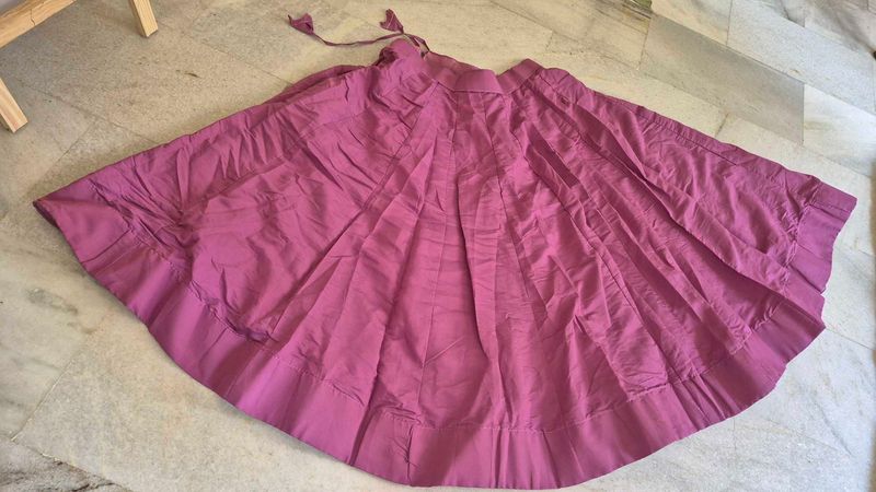 Magenta Ethnic Skirt