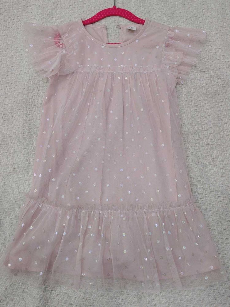 Sparkly Pink Tulle Dress