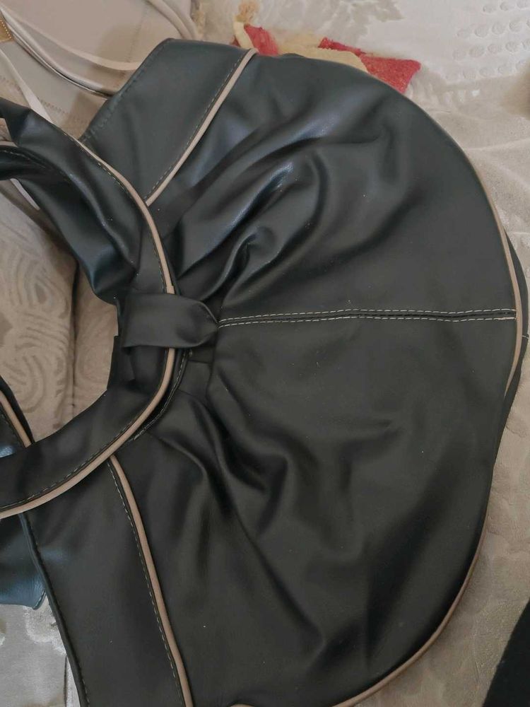 Chic dark green 🌑 Hobo Bag
