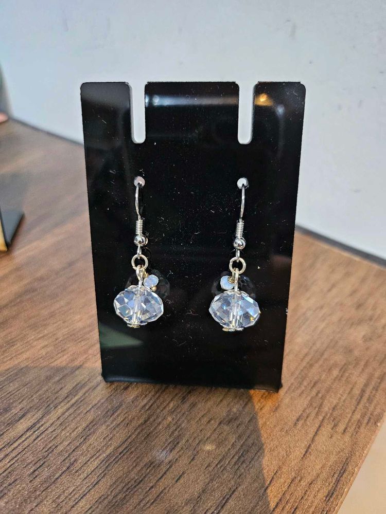 Sparkling Crystal Drop Earrings
