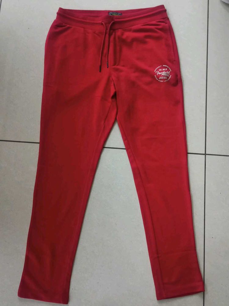 JACK&amp;JONES Red Casual TRACK Pants