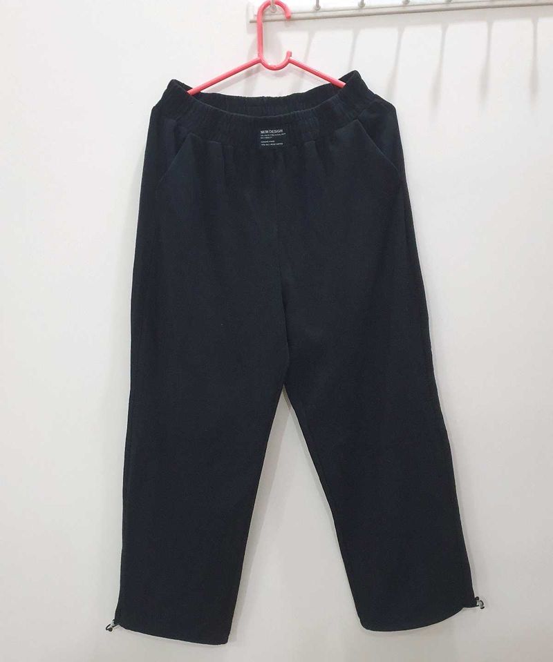 Baggy black  Lounge Pants, aesthetic