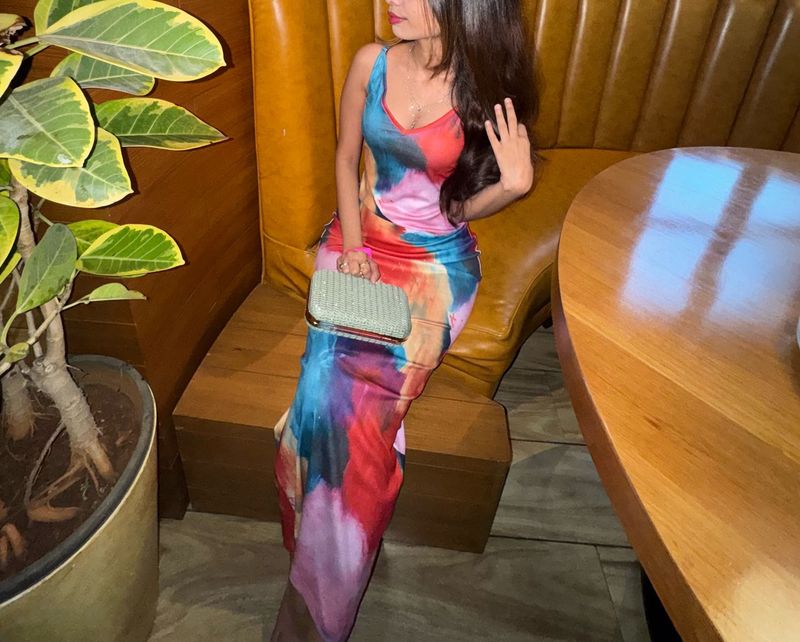 Tie-Dye Maxi Dress