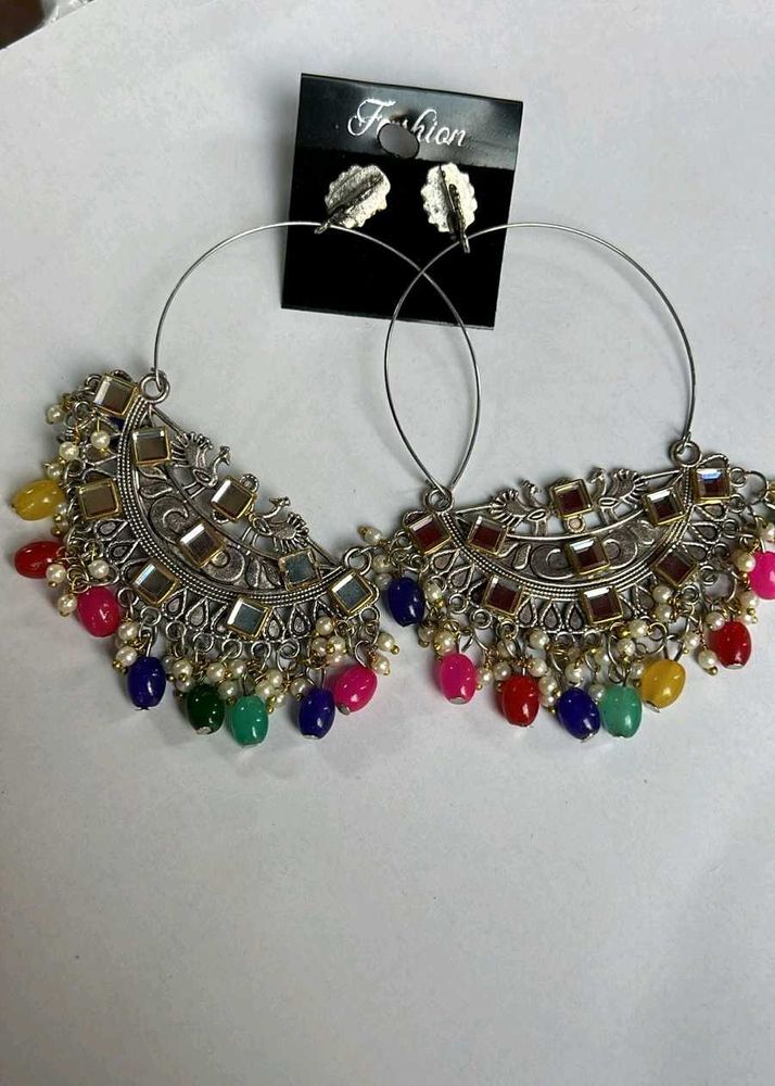 Colorful Hoop Earrings