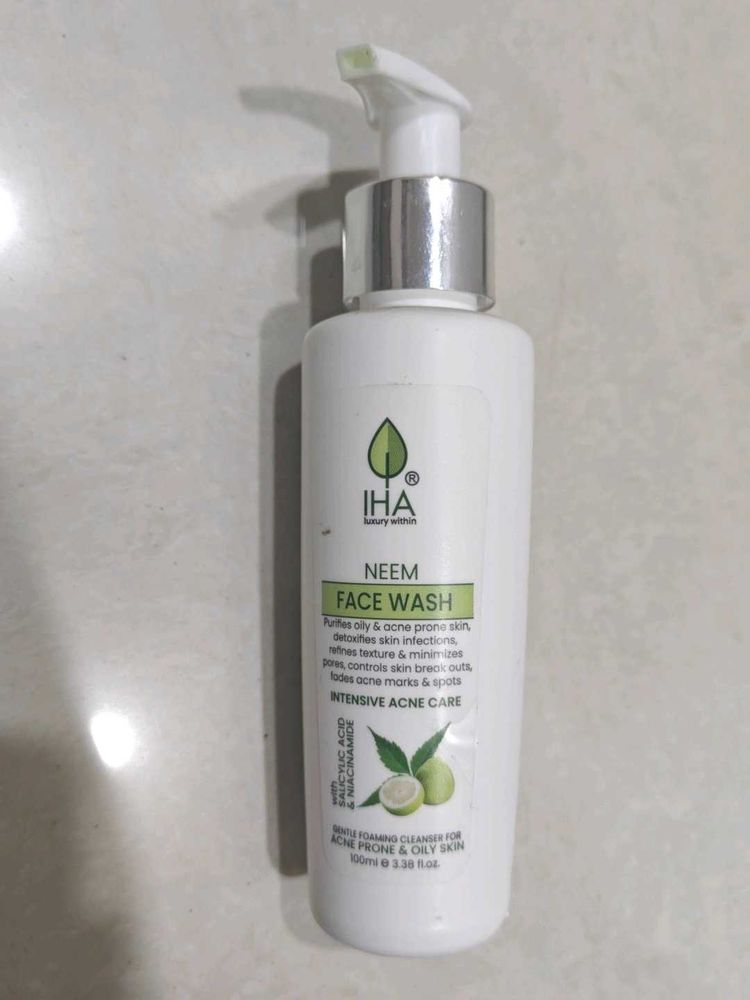 IHA Neem Face Wash for Acne Prone Skin