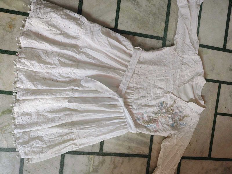 white midi dress