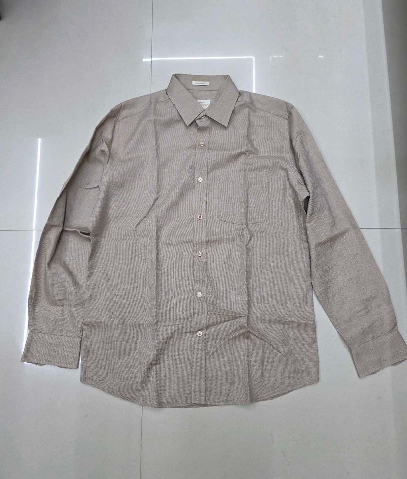 Park Avenue Men's Beige Shirt