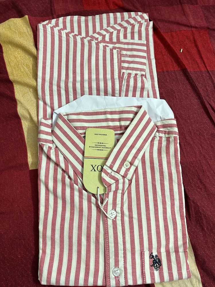 new Striped full  Casual Shirt pure cotton
