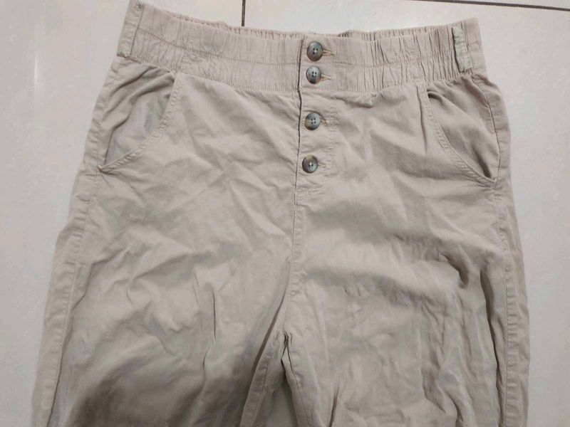 Zara Casual Beige Pants ✨