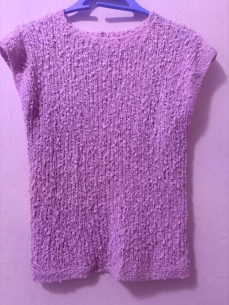 Knitted Pink Top