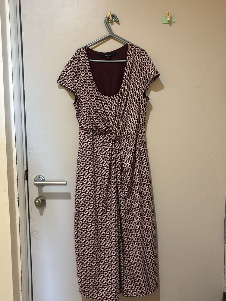 Stylish Printed Midi Dress