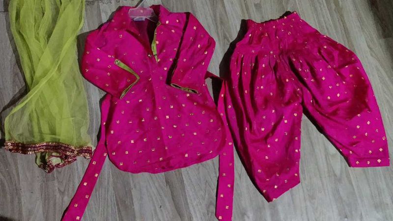 Baby Patiala Set Churidar For Girls