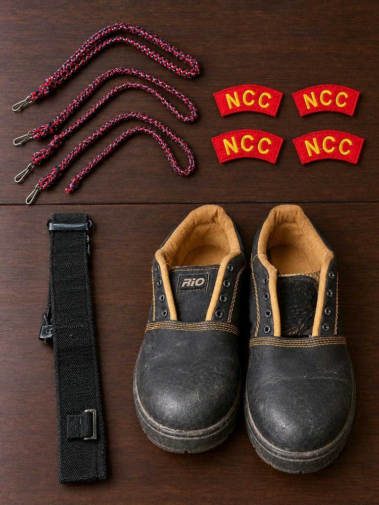 Men's Casual Shoes with NCC Patches &amp; Laces