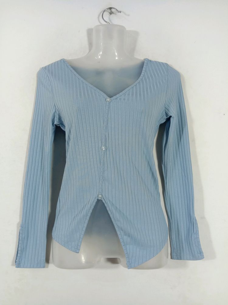 Light Blue Casual Top (Women's)
