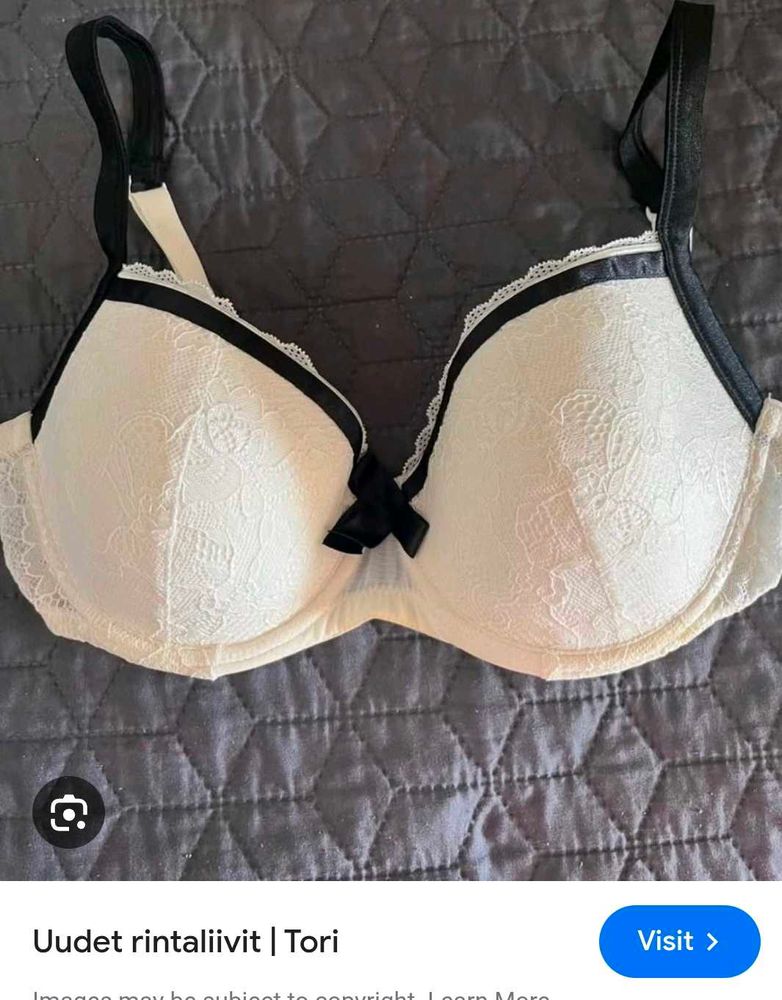 Elegant Lace Bra with Bow Detail&amp; brief 👍