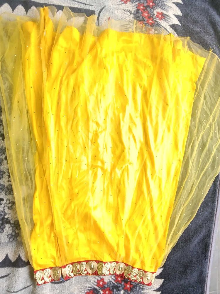 net yellow lengha