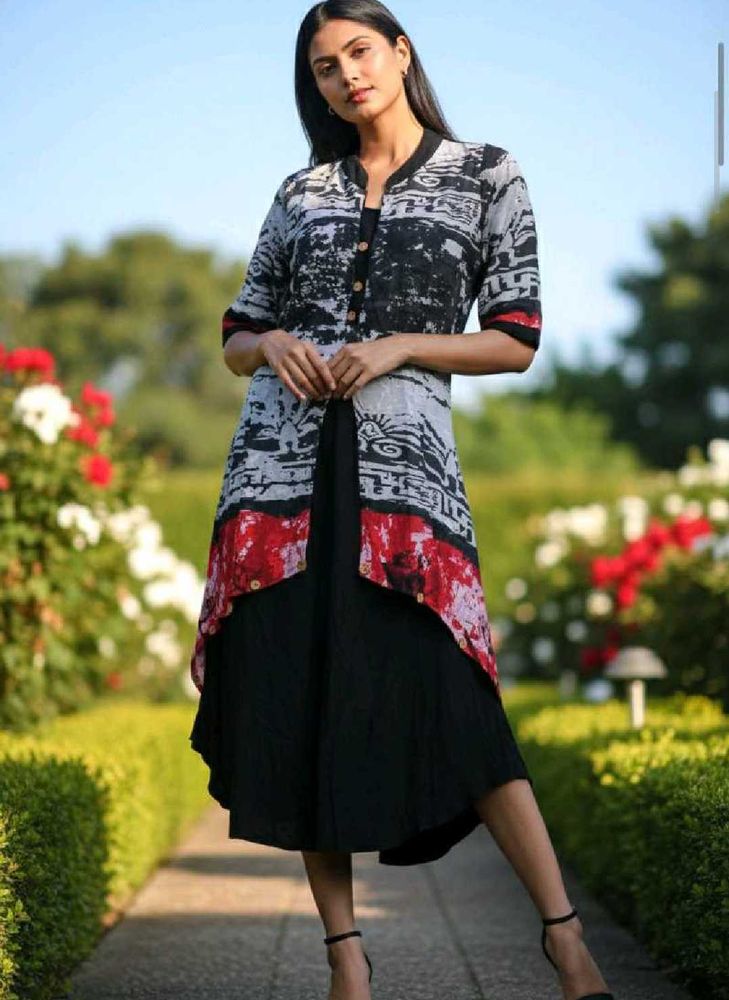 Stylish Printed Kurta 🖤