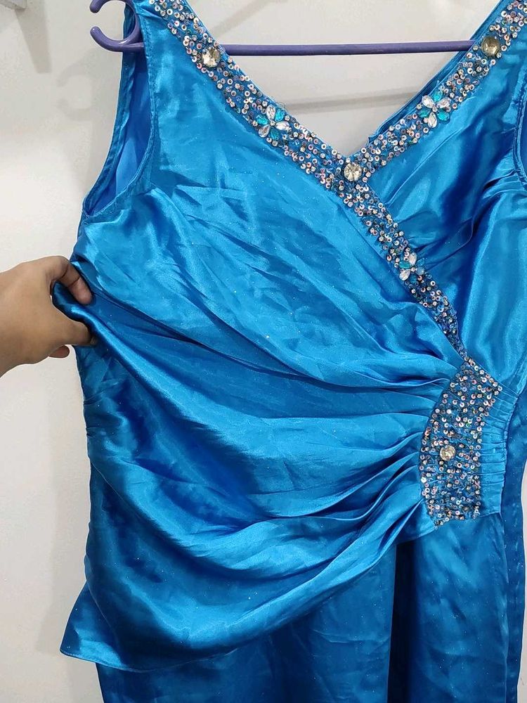 Shimmer Blue Dress